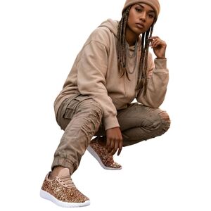 Forever Link Rose Gold Glitter Sneakers